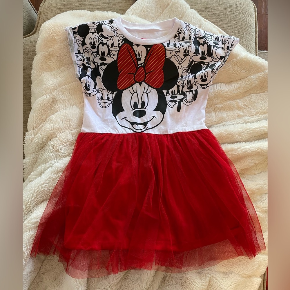 Disney Jr Minnie Mouse Dress NWOT Size 4T
